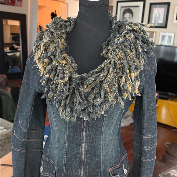 Parasuco vintage Y2K denim trench meets Penny Lane - Picture 3 of 10